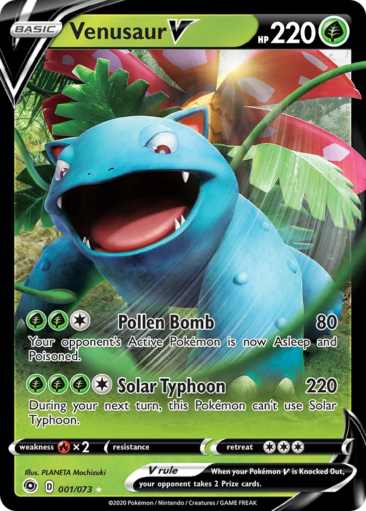 Venusaur V card image