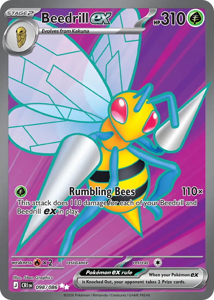 Beedrill ex card image