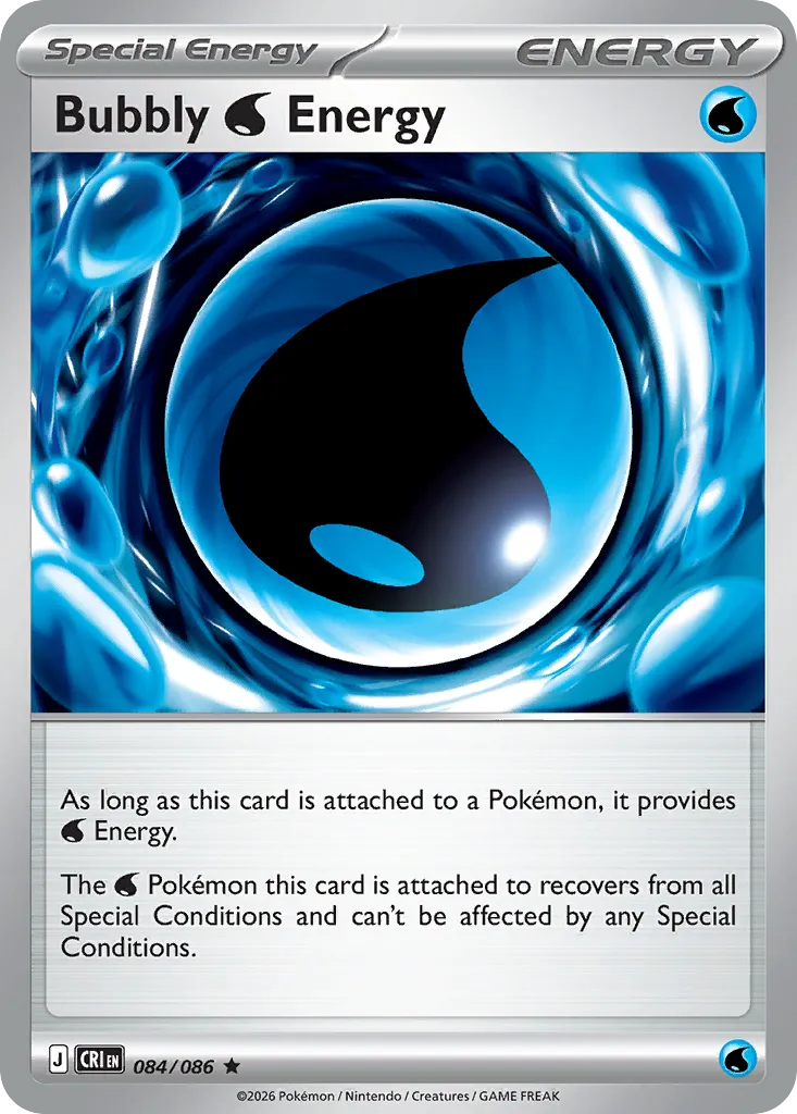 Bubbly Water Energy card image