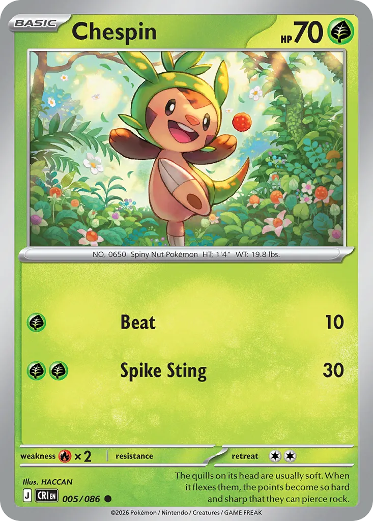 Chespin card image
