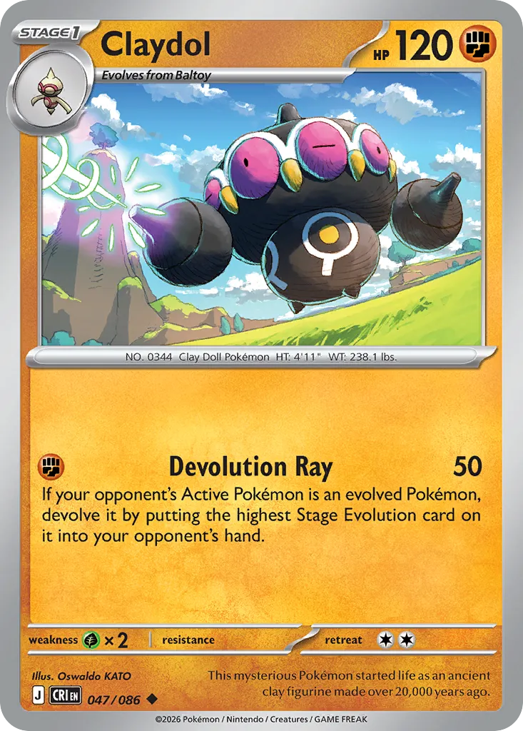 Claydol card image