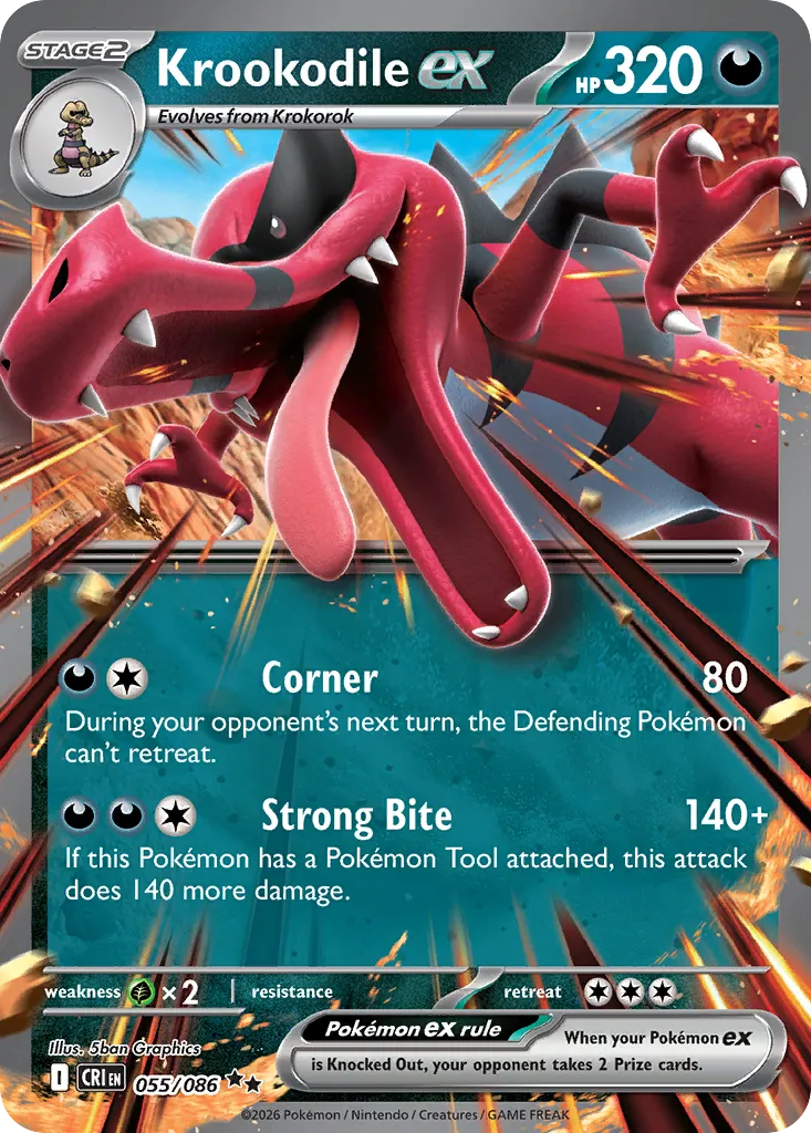Krookodile ex card image