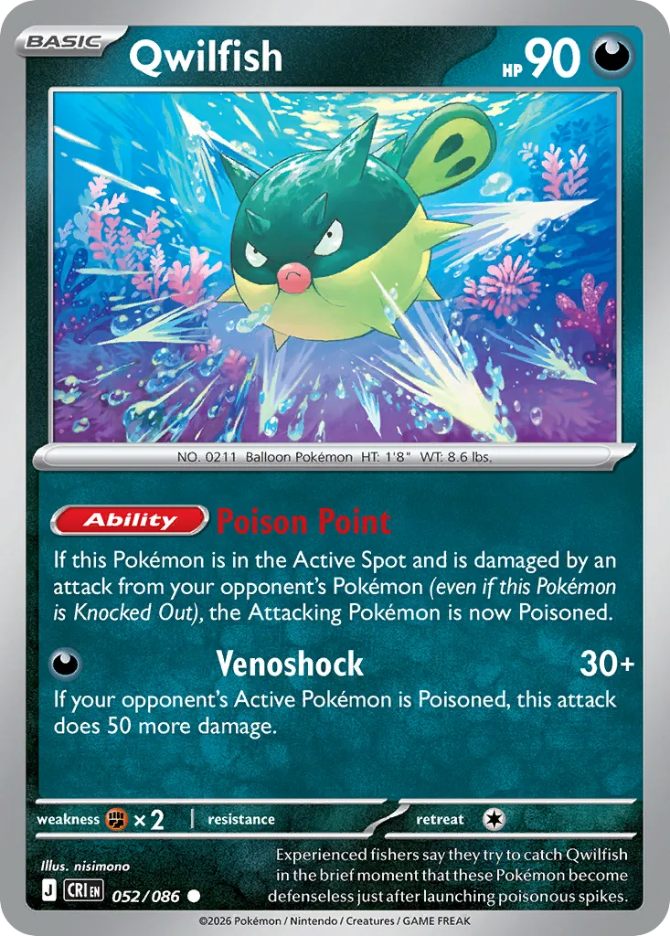 Qwilfish card image