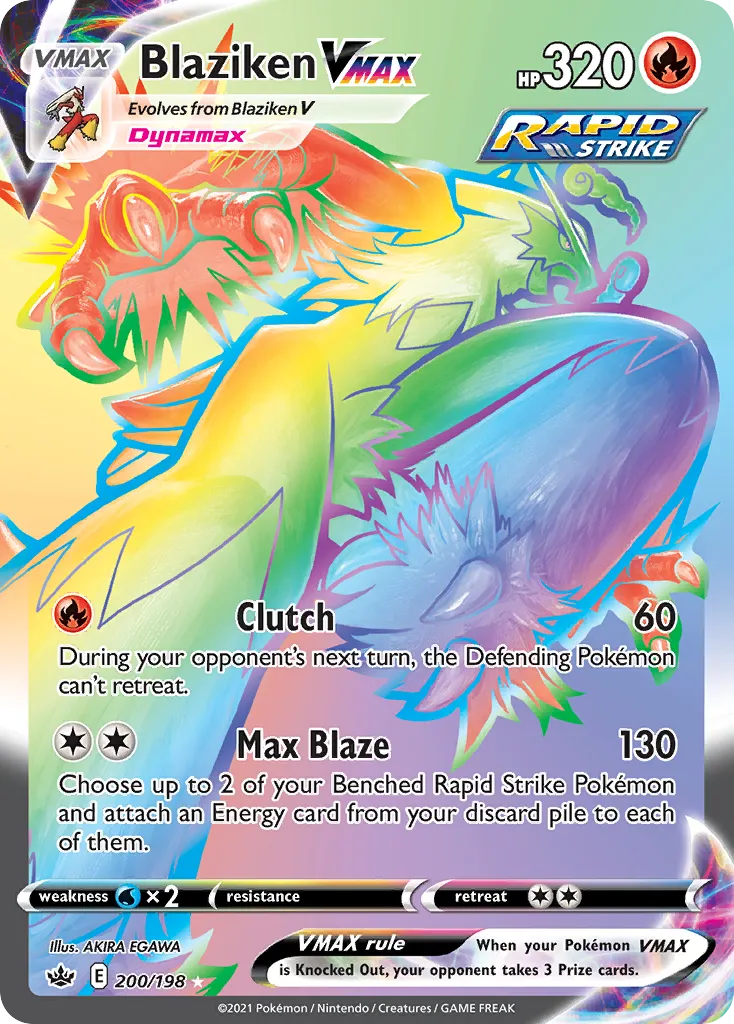 Blaziken VMAX card image