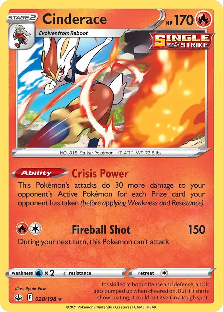 Cinderace card image