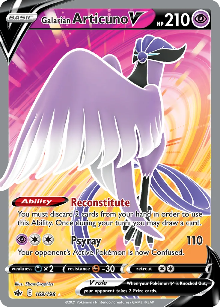 Galarian Articuno V card image