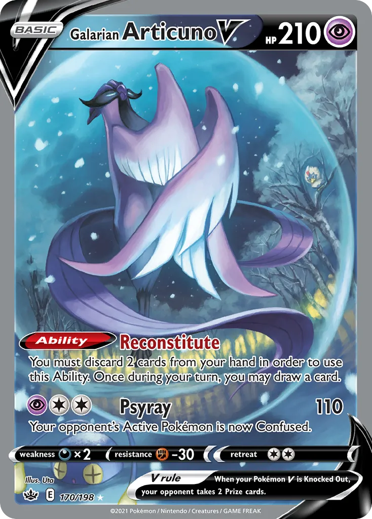 Galarian Articuno V #170 card image