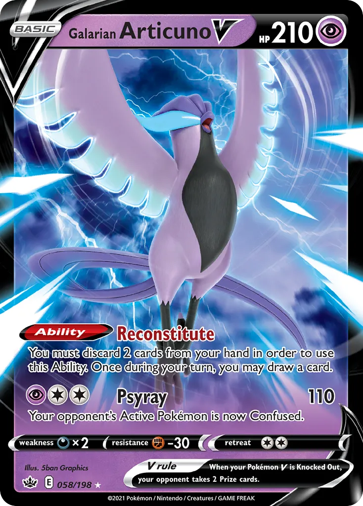 Galarian Articuno V card image
