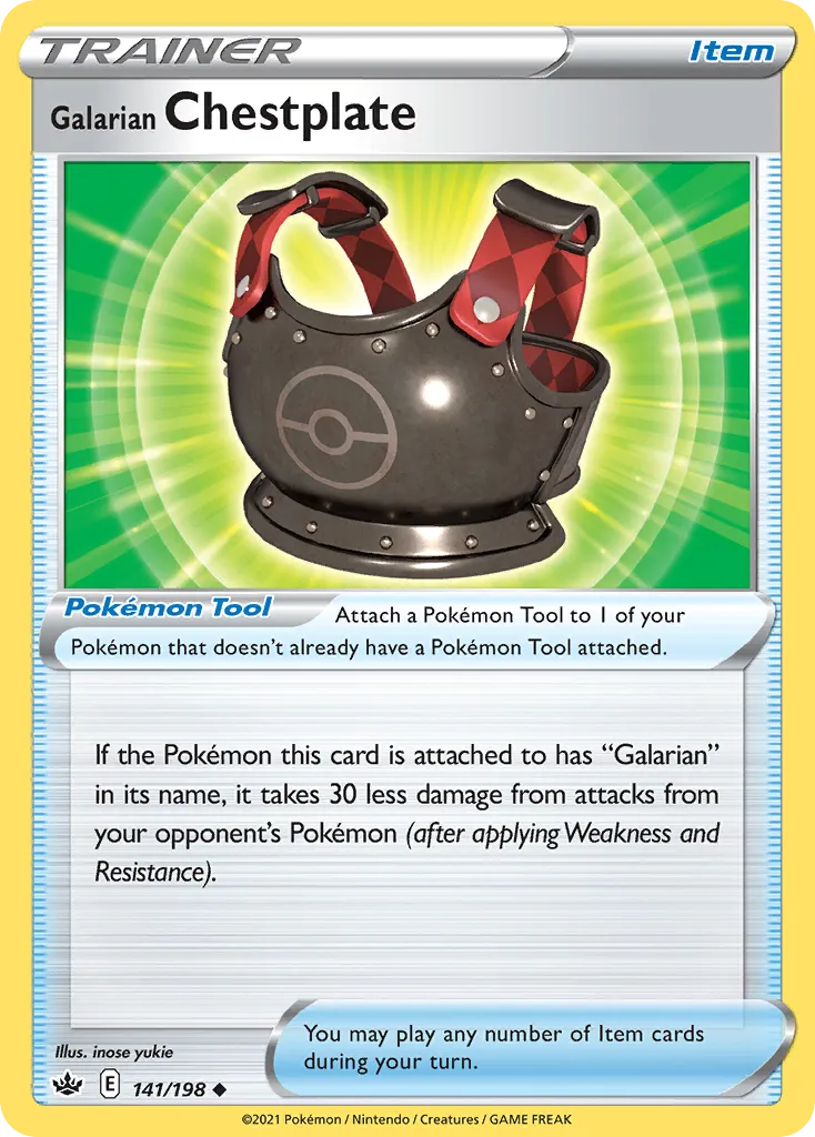 Galarian Chestplate card image