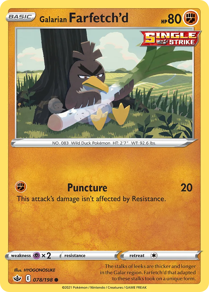 Galarian Farfetch'd card image