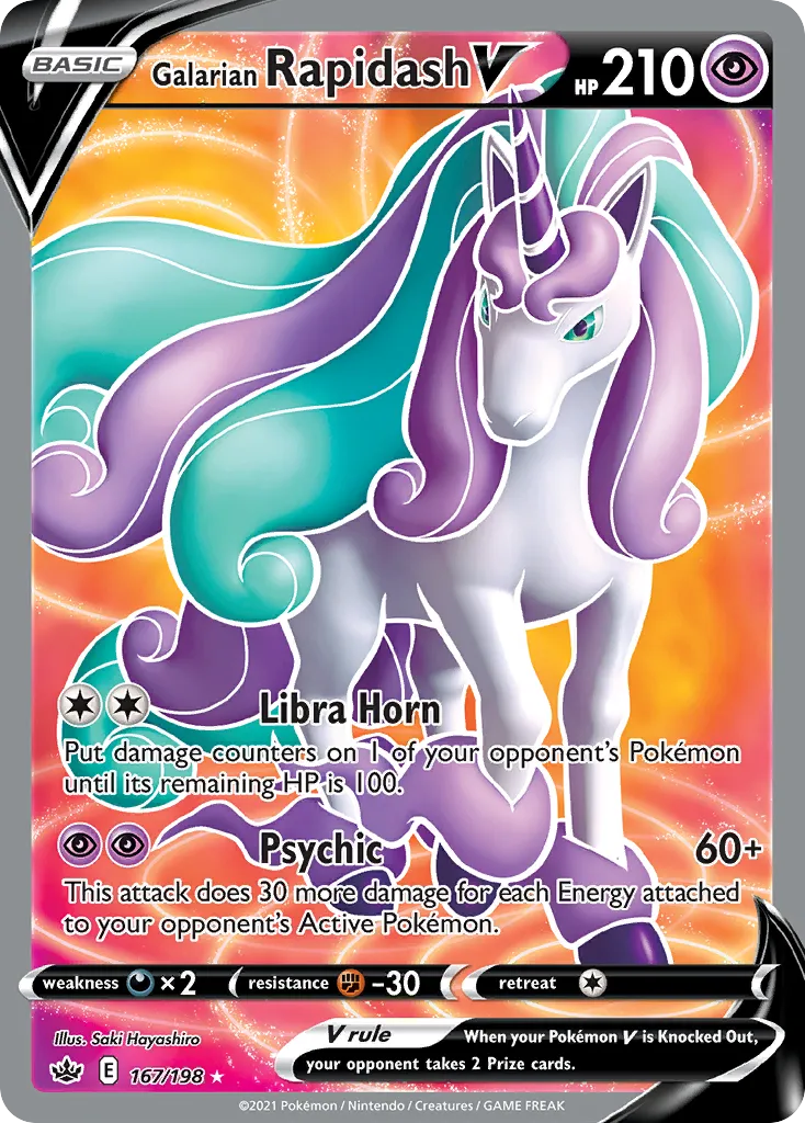 Galarian Rapidash V card image