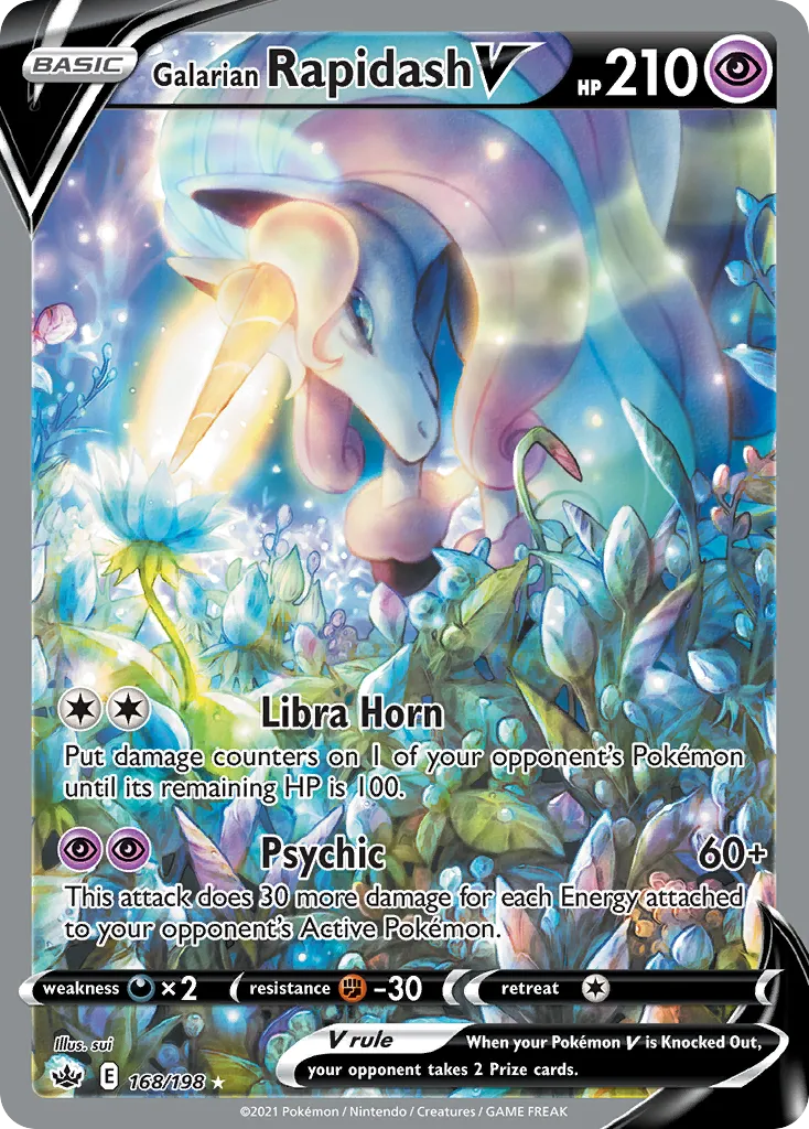 Galarian Rapidash V #168 card image