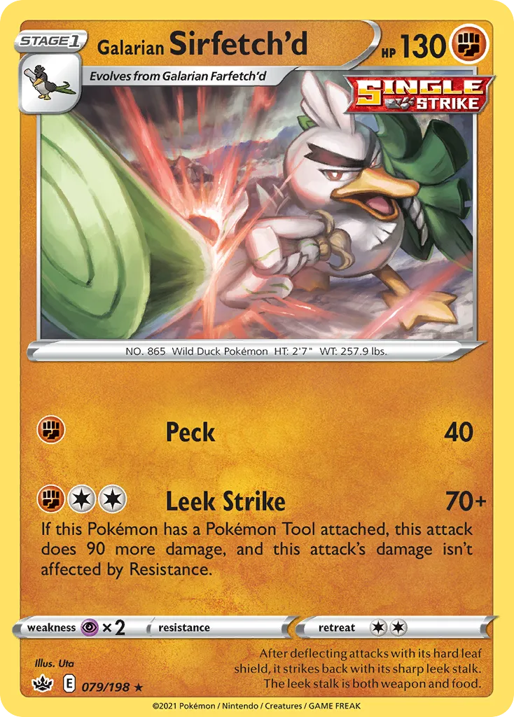 Galarian Sirfetch'd card image