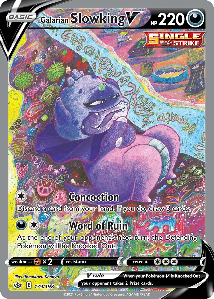 Galarian Slowking V #179 card image