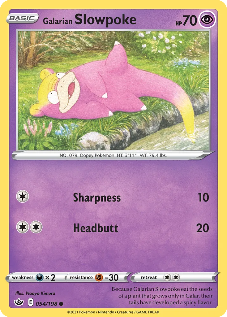 Galarian Slowpoke card image