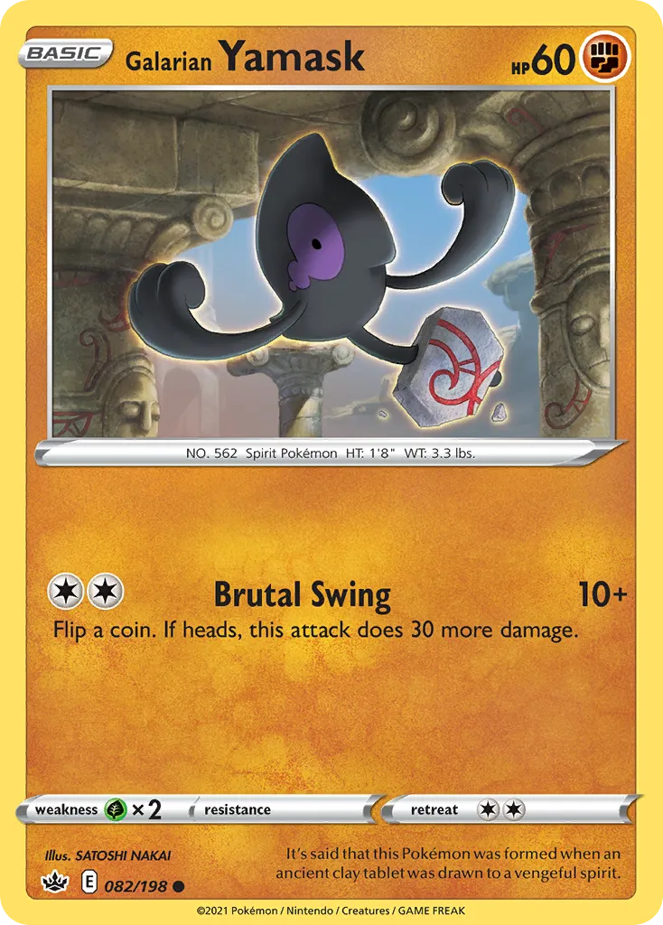 Galarian Yamask card image