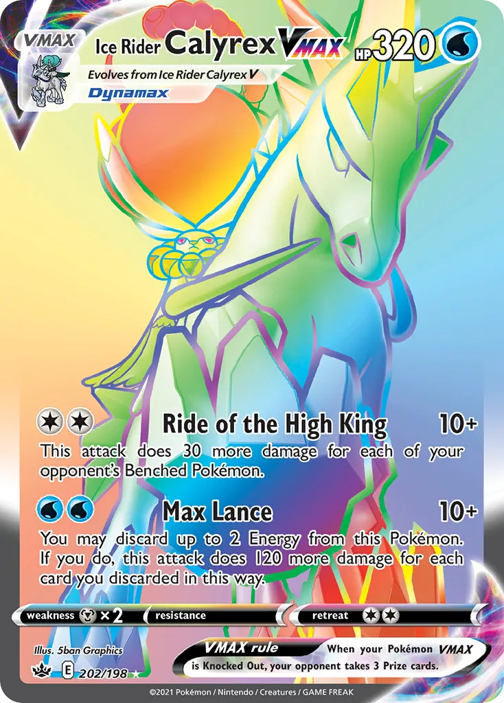 Ice Rider Calyrex VMAX card image