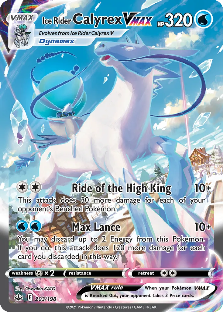 Ice Rider Calyrex VMAX card image