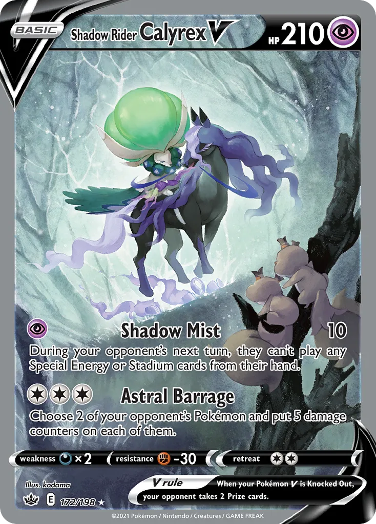 Shadow Rider Calyrex V card image