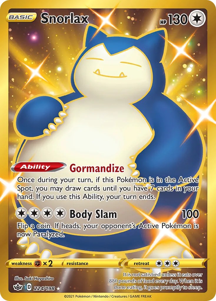 Snorlax #224 card image