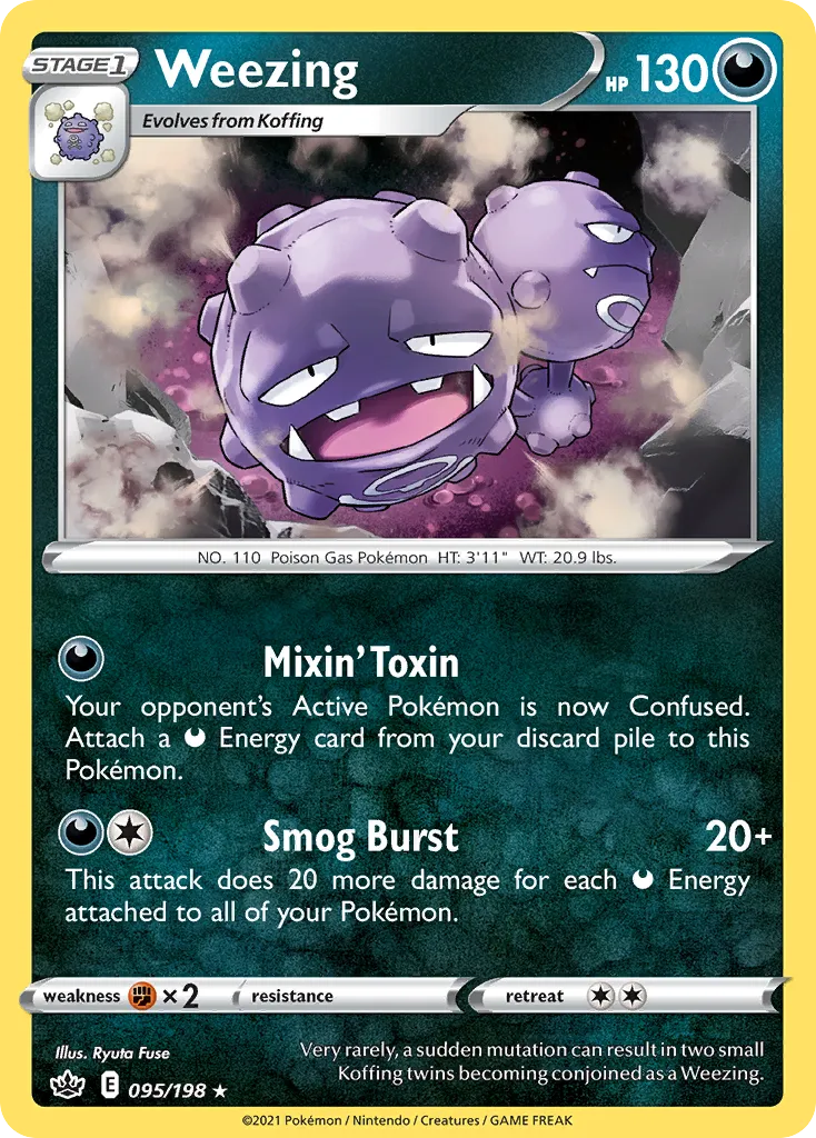 Weezing card image