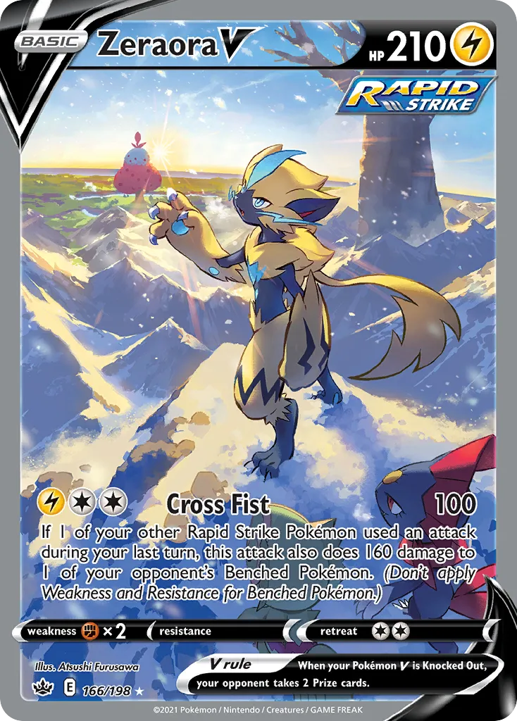Zeraora V #166 card image