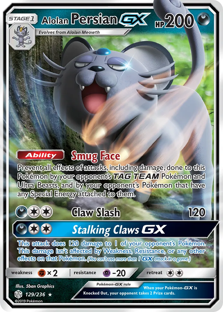 Alolan Persian-GX card image