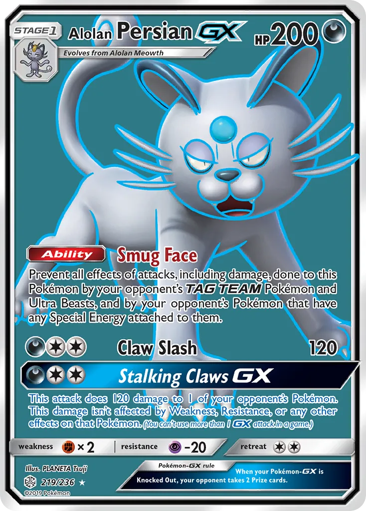 Alolan Persian-GX card image
