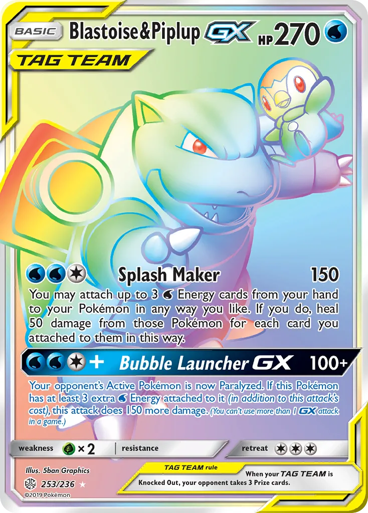 Blastoise & Piplup-GX card image