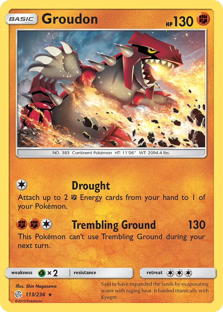 Groudon card image