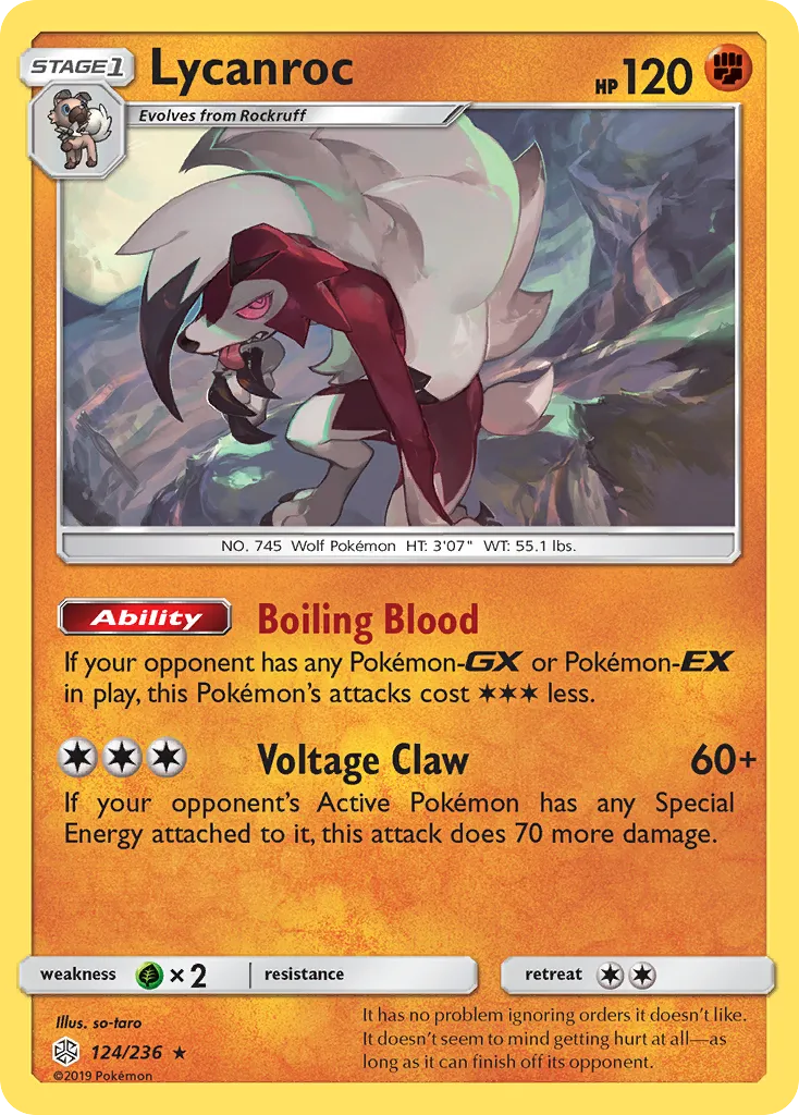 Lycanroc card image