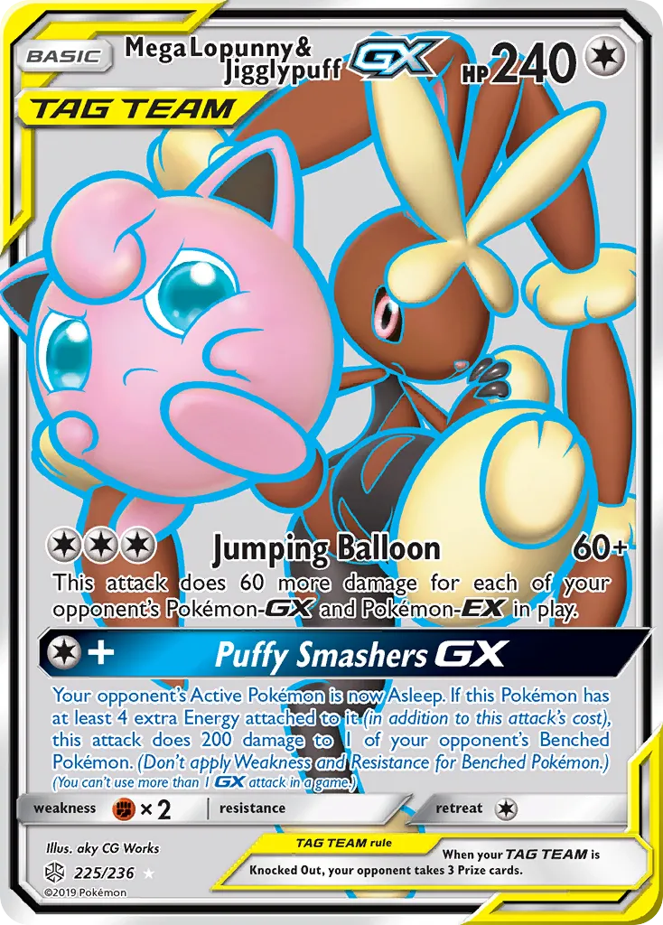 Mega Lopunny & Jigglypuff-GX card image