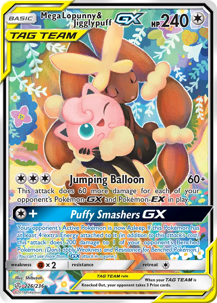 Mega Lopunny & Jigglypuff-GX #226 card image