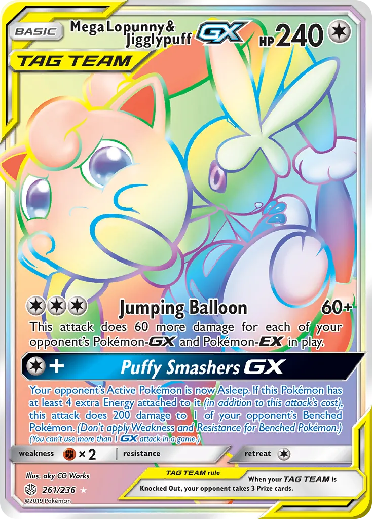 Mega Lopunny & Jigglypuff-GX card image