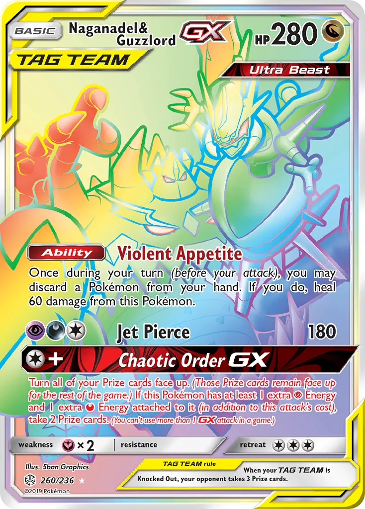 Naganadel & Guzzlord-GX card image