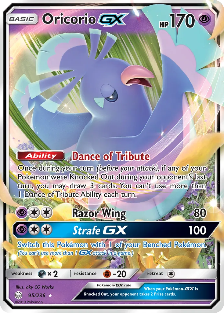 Oricorio-GX card image
