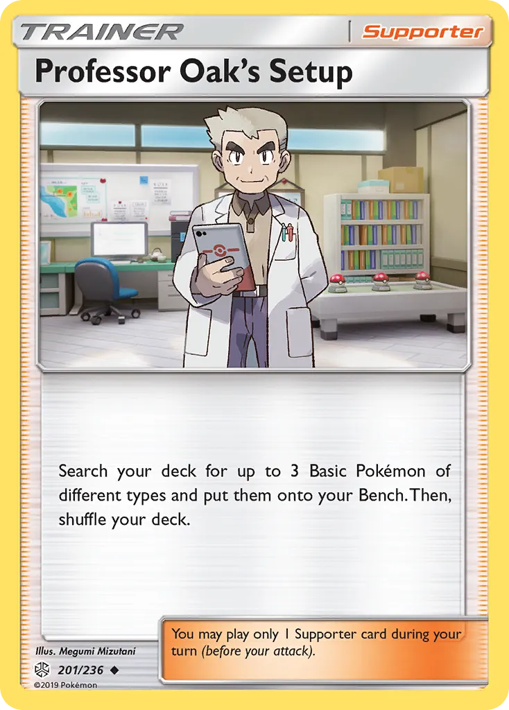 Professor Oak's Setup card image