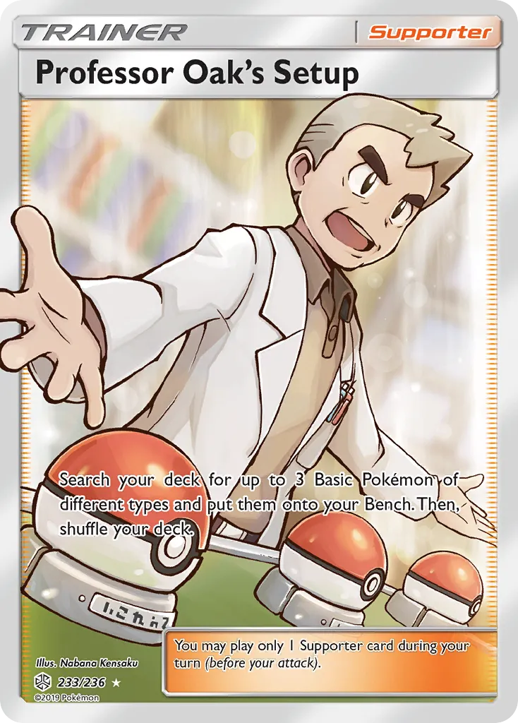 Professor Oak's Setup card image