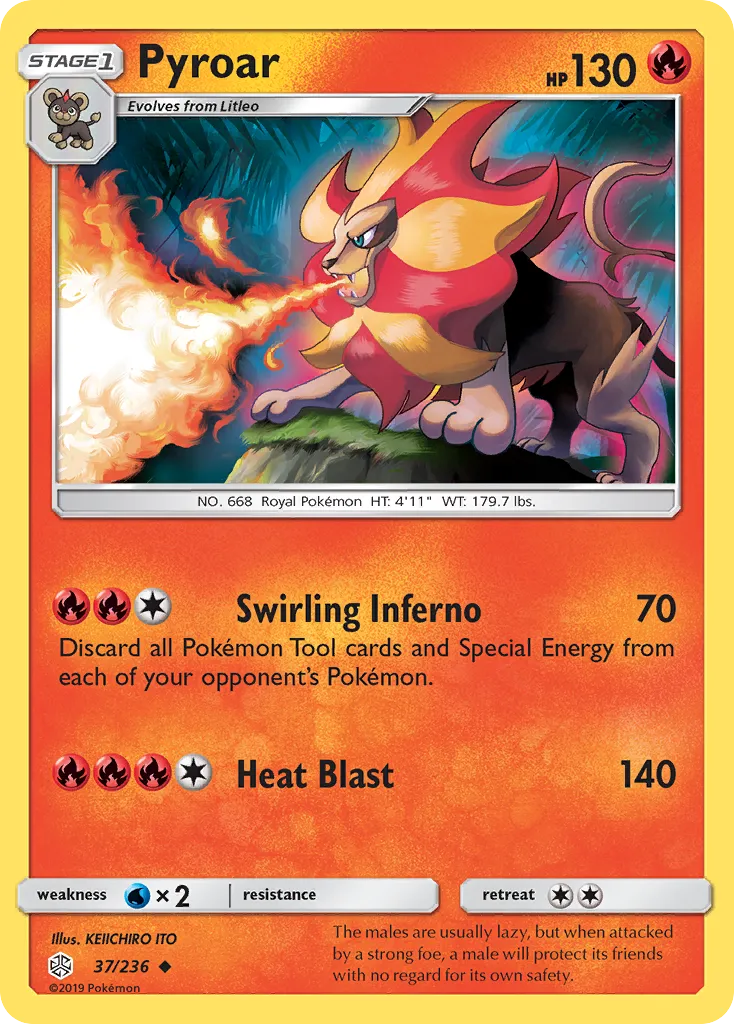 Pyroar card image