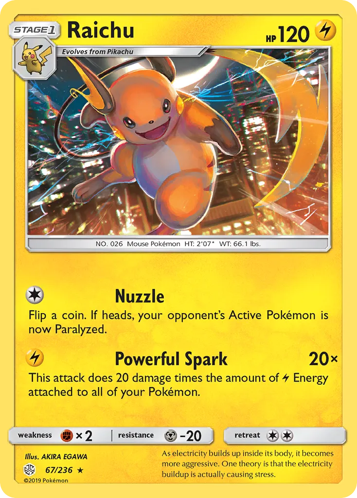 Raichu card image