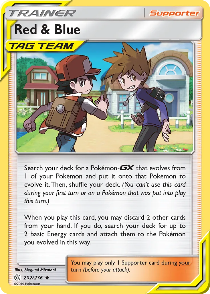Red & Blue card image