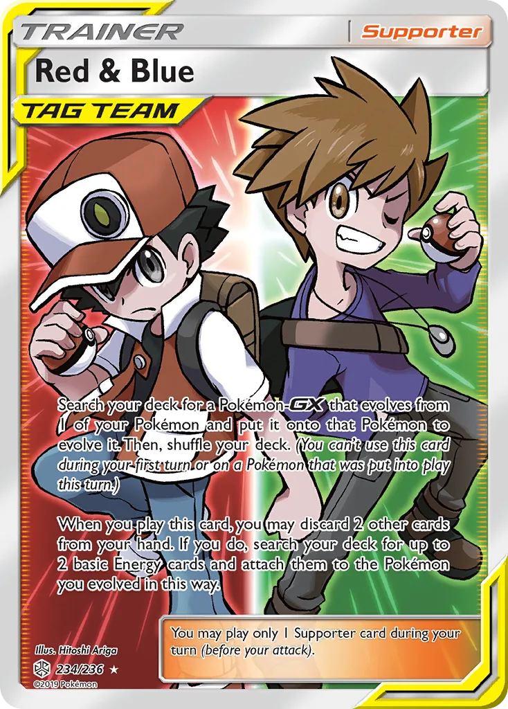 Red & Blue card image