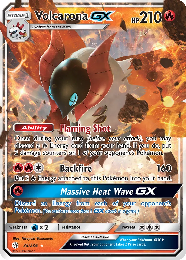 Volcarona-GX card image