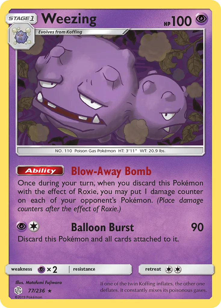 Weezing card image
