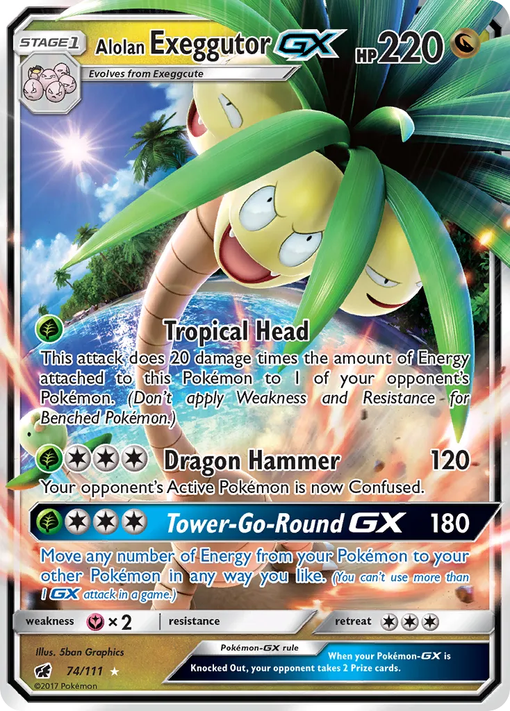 Alolan Exeggutor-GX card image