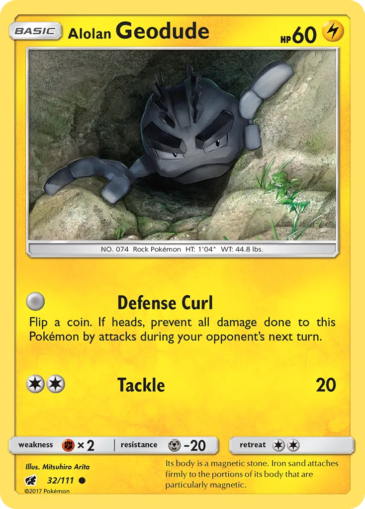 Alolan Geodude card image