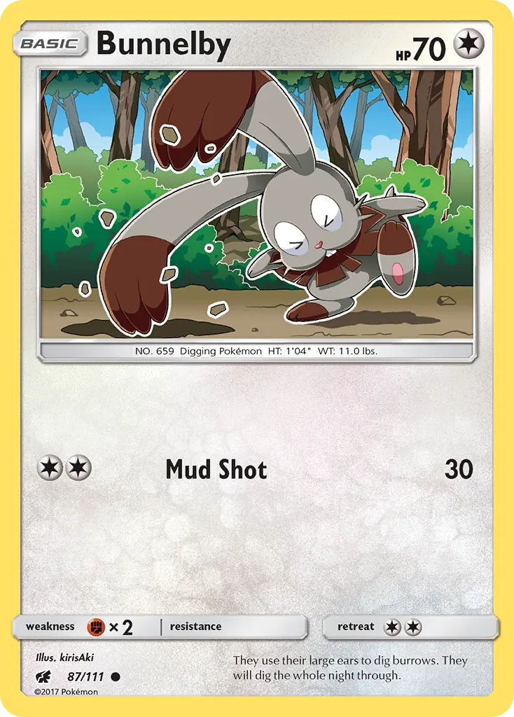 Bunnelby card image