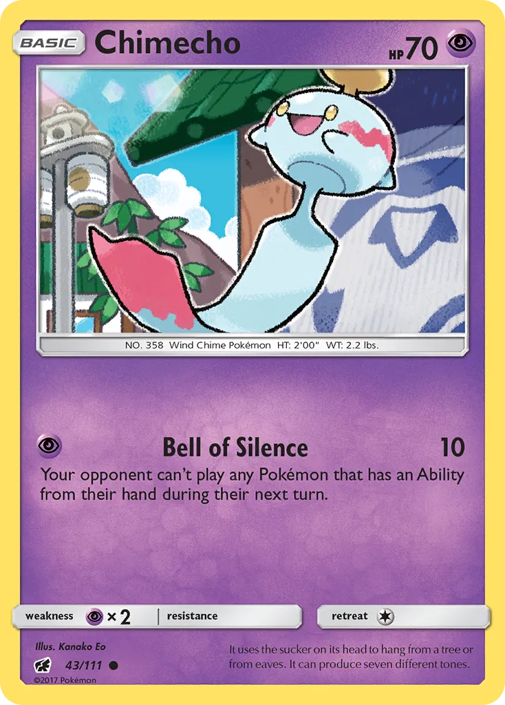 Chimecho card image