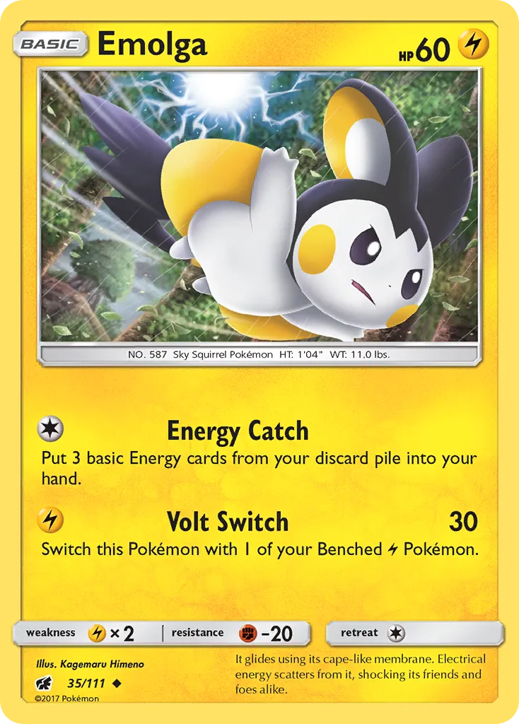 Emolga card image