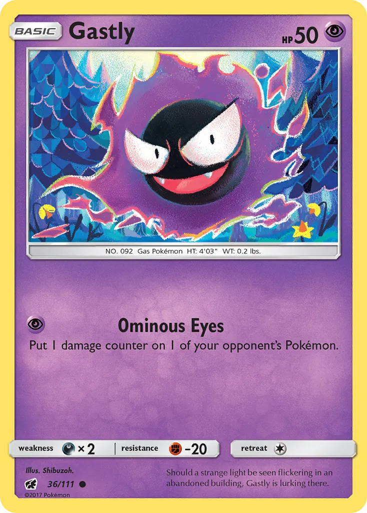 Gastly card image